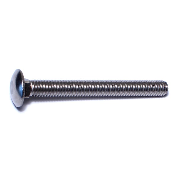 Midwest Fastener Carriage Bolt, Square Neck, 16 (Coarse), 3-1/2 in L, 18-8 Stainless Steel, 3 PK 65031 - main
